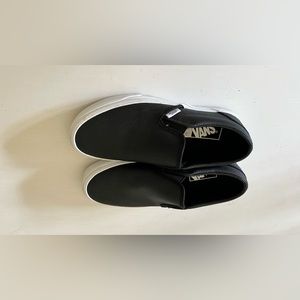 Vans leather black